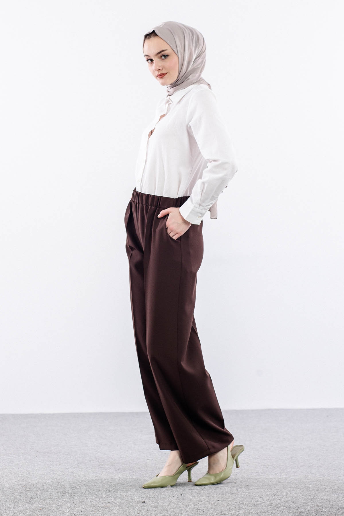 002 Pantolon 40-50 - Kahve  -- - 2