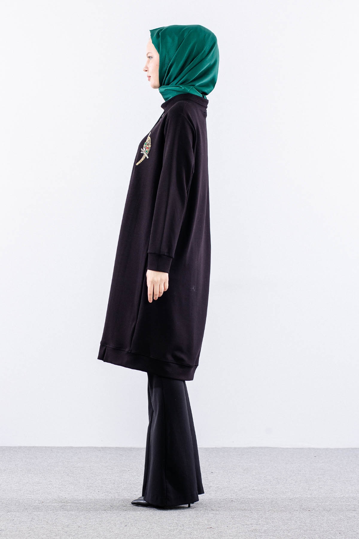 10911-010 Tunik 40-42-44-46 - Siyah - 4