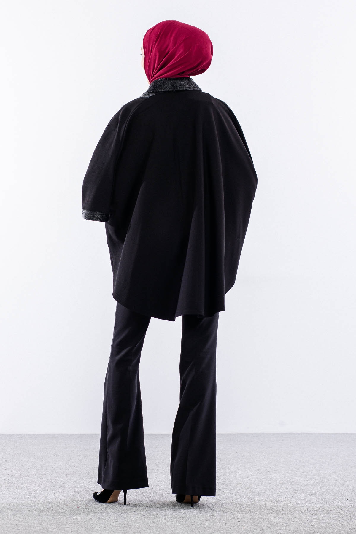 1177 Pelerin Panço L-2xl - Siyah - 5