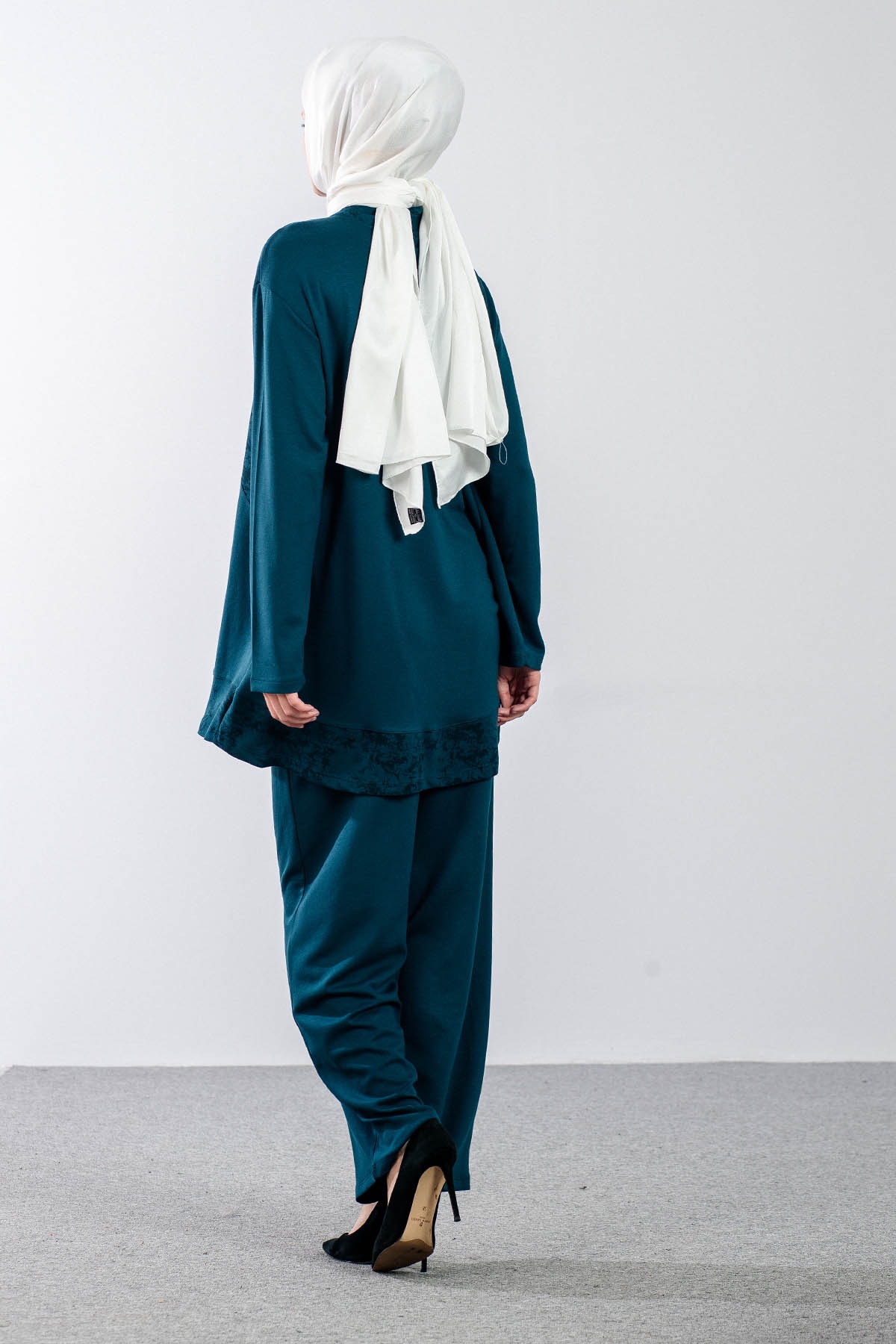 2032 Takim 42-48 Yuksek Yaka - Petrol - 4
