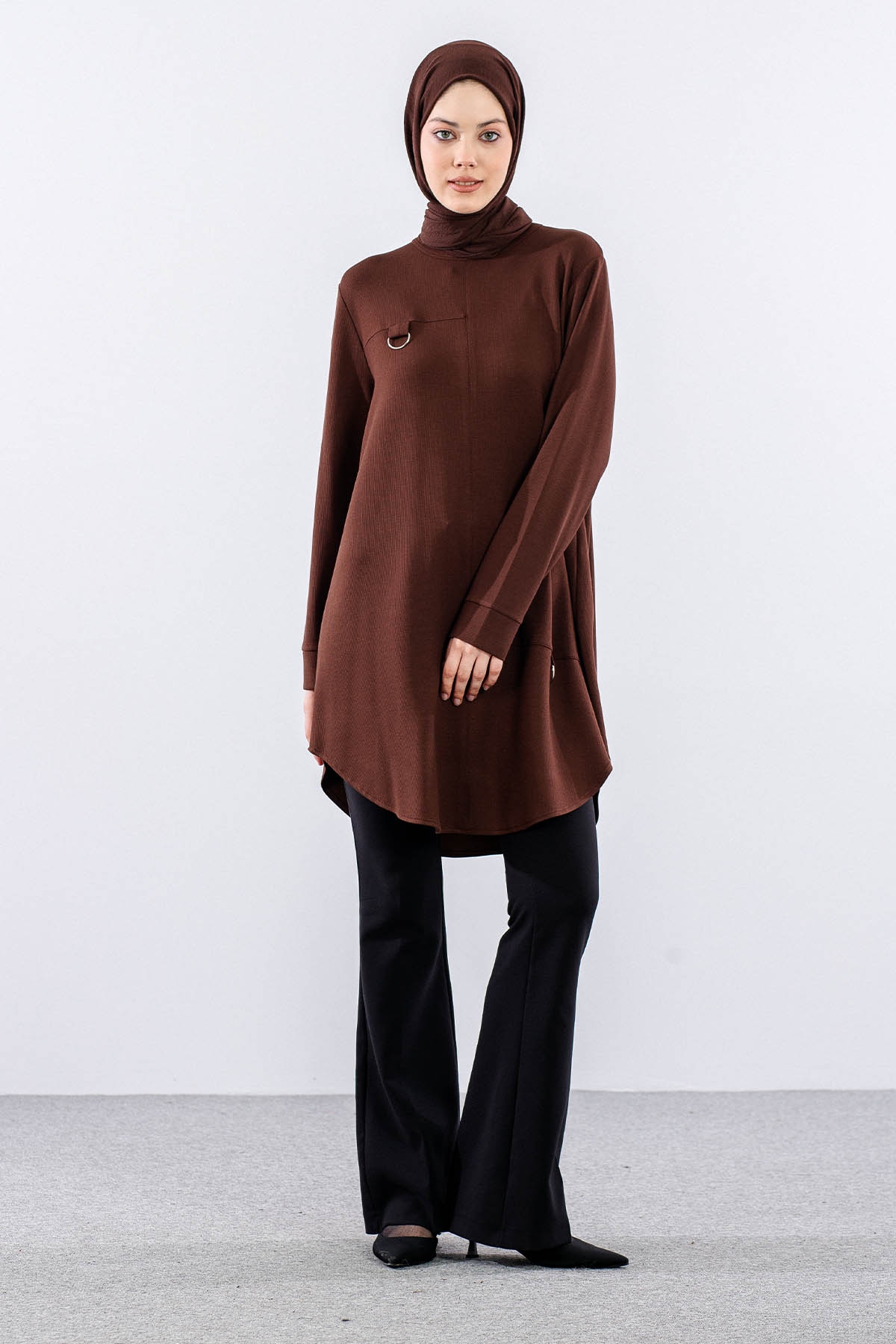 2042 Tunik 44-52 - Kahve - 1