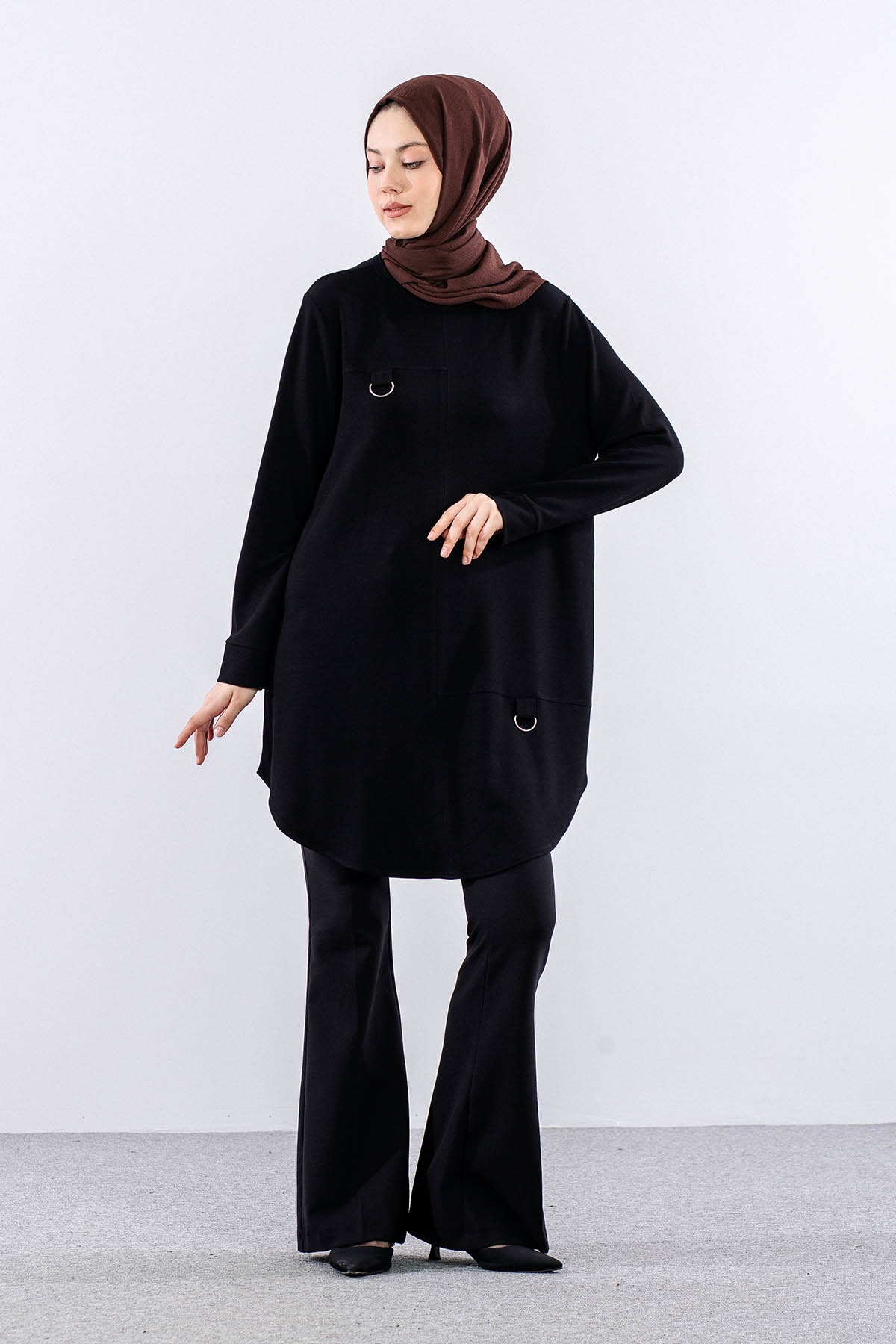 2042 Tunik 44-52 - Siyah - 1
