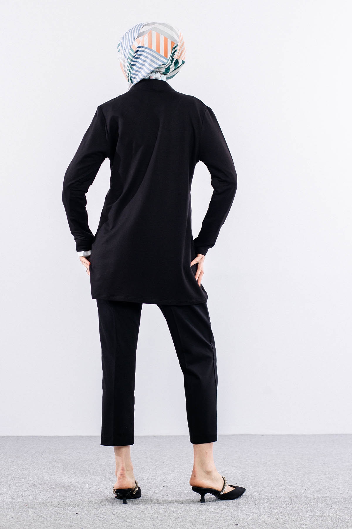 2071 Kisa Boy Ceket M-xxl - Siyah - 4