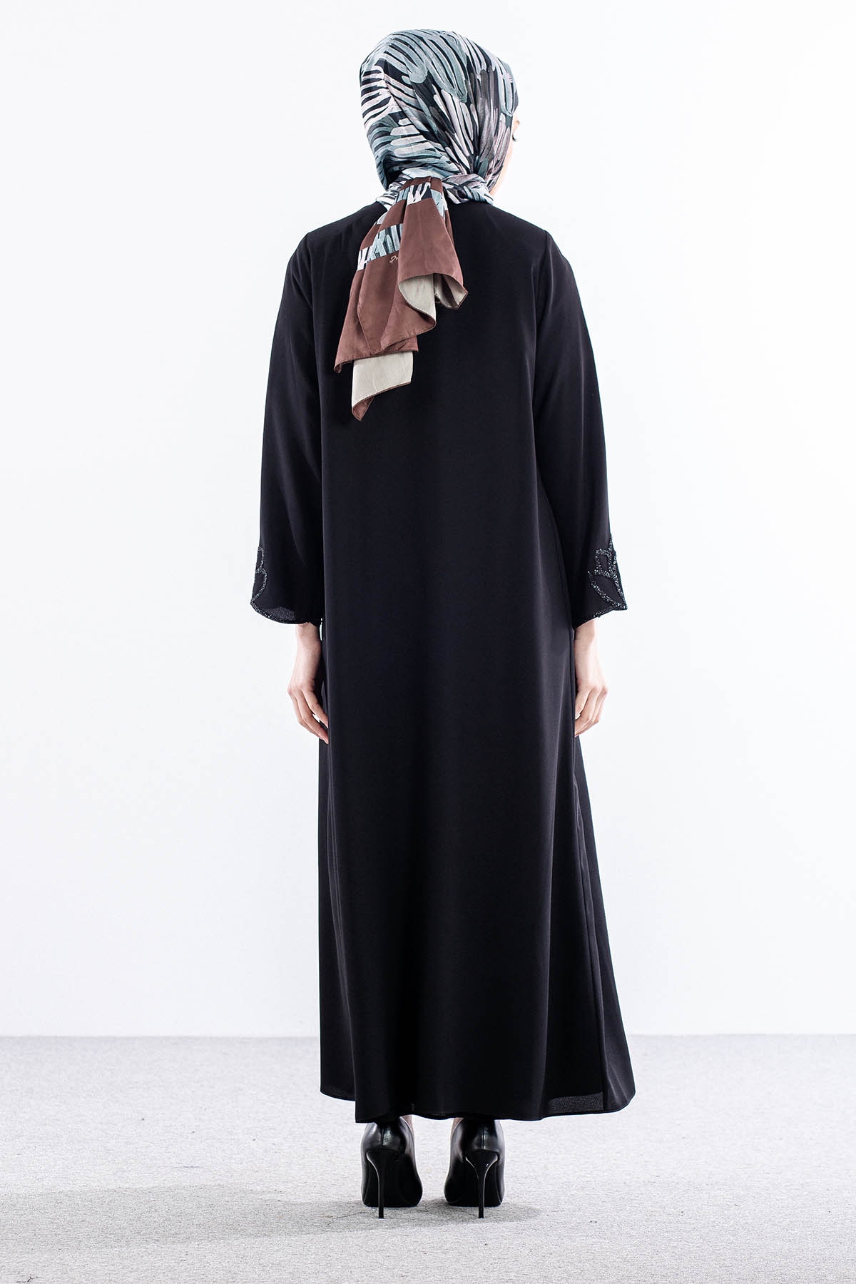 2326 2li̇ Kaftan 42-52 - Siyah - 5
