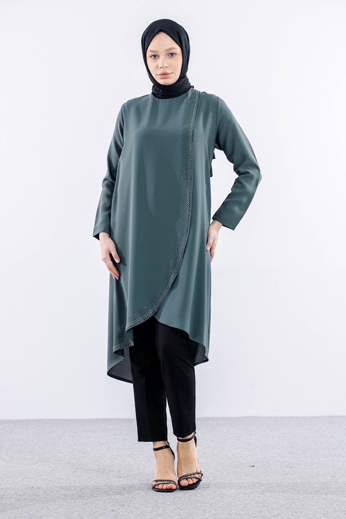2410 Tunik 42-48 Kapak - Haki - 2