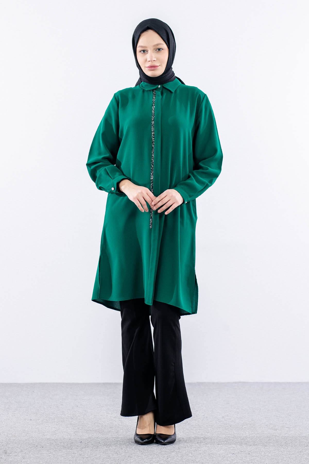 2423 Tunik 42-48 şrt - Mint - 1