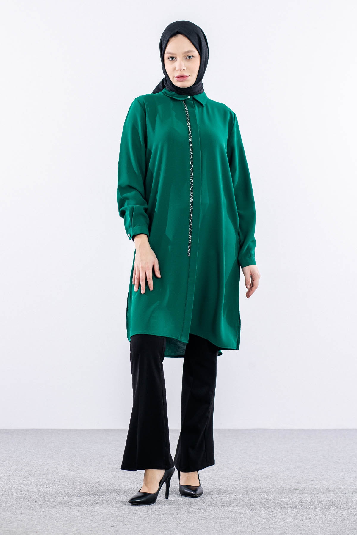 2423 Tunik 42-48 şrt - Mint - 2