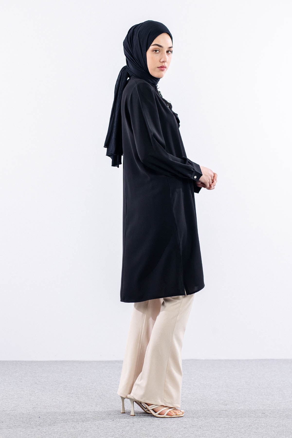 2425 Tunik 42-48 Bros - Siyah - 4