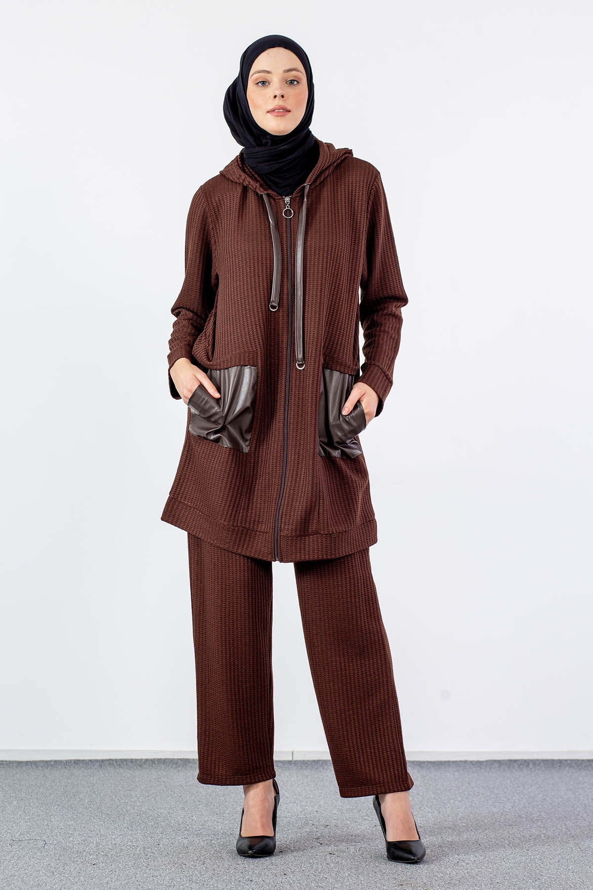 24266 Takim 44-46 - Kahve - 1