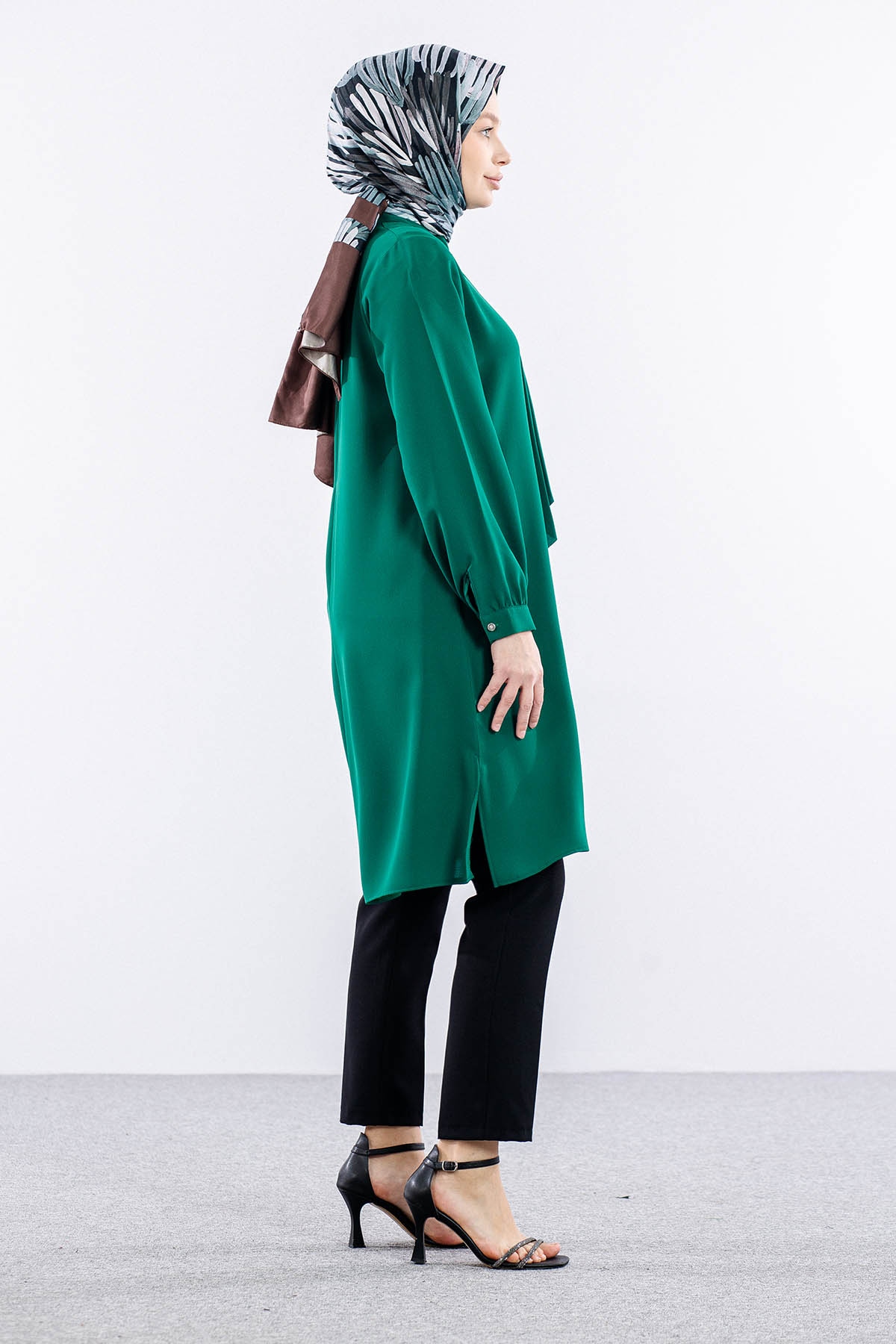 2428 Tunik 42-48 Kravat - Mint - 4