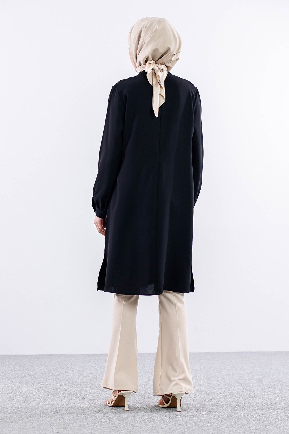 2428 Tunik 42-48 Kravat - Siyah - 5