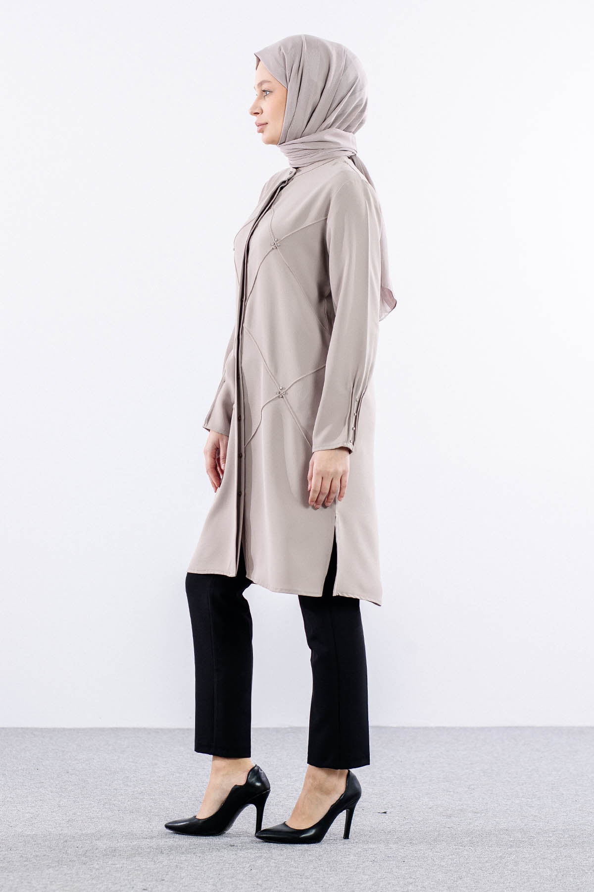 2433 Tunik 42-48 Dks - Bej - 3