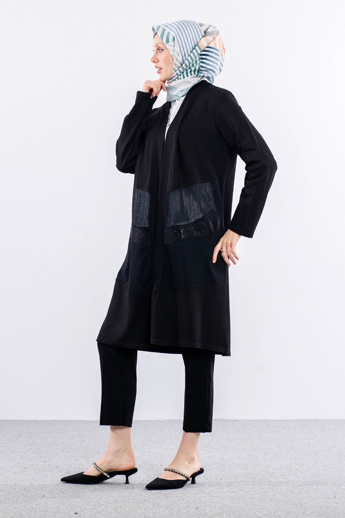 2599 Orta Boy Hirka M-xxl - Siyah - 3