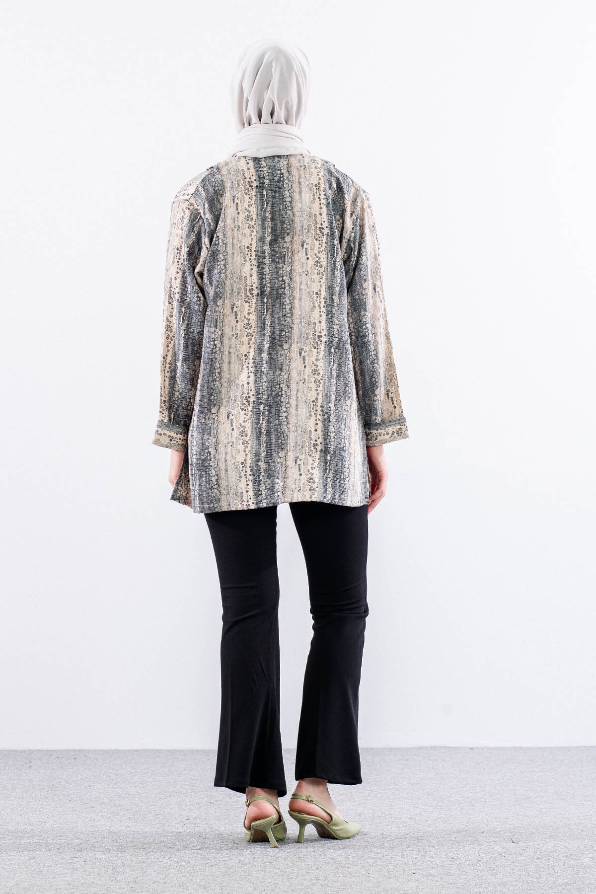 2665 Bayan 2li Bluz L-xl-2xl-3xl - Siyah - 5