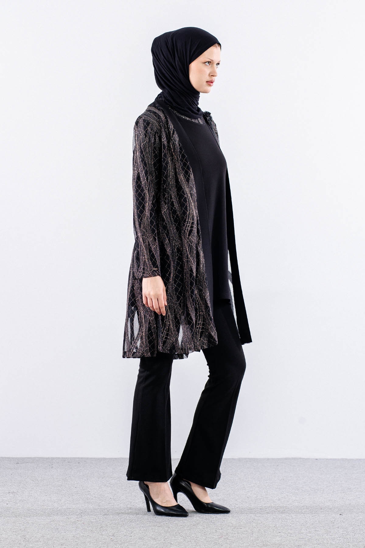 2669 Bayan 2li Bluz L-xl-2xl-3xl - Siyah - 4