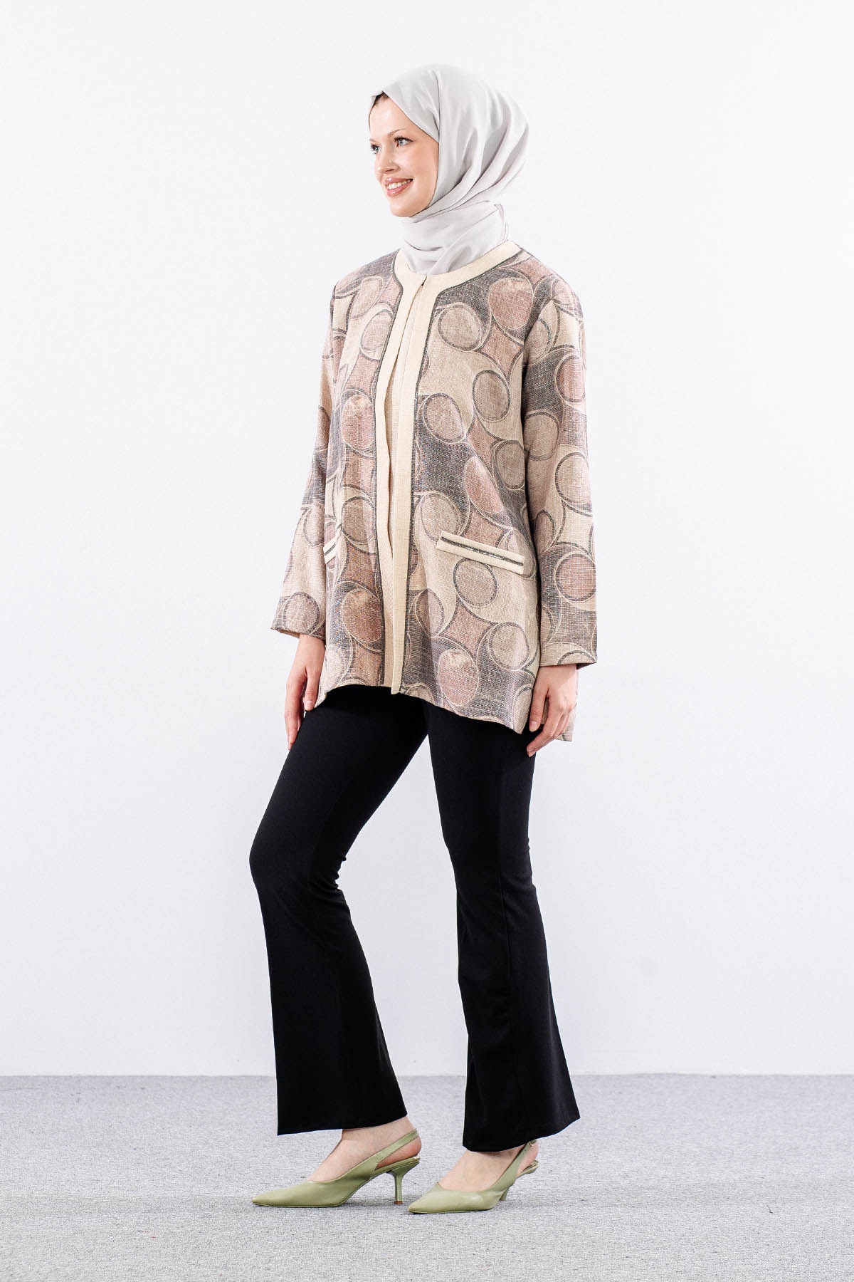 2674 Bayan 2li Bluz L-xl-2xl-xl - Kahve - 2