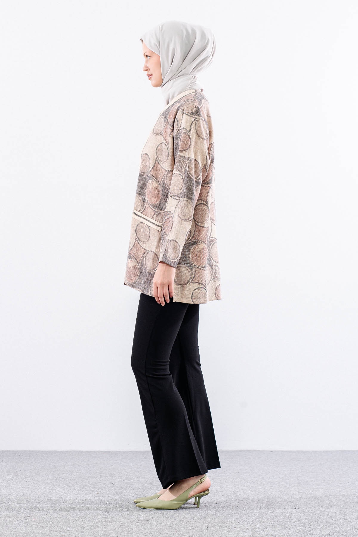 2674 Bayan 2li Bluz L-xl-2xl-xl - Kahve - 3