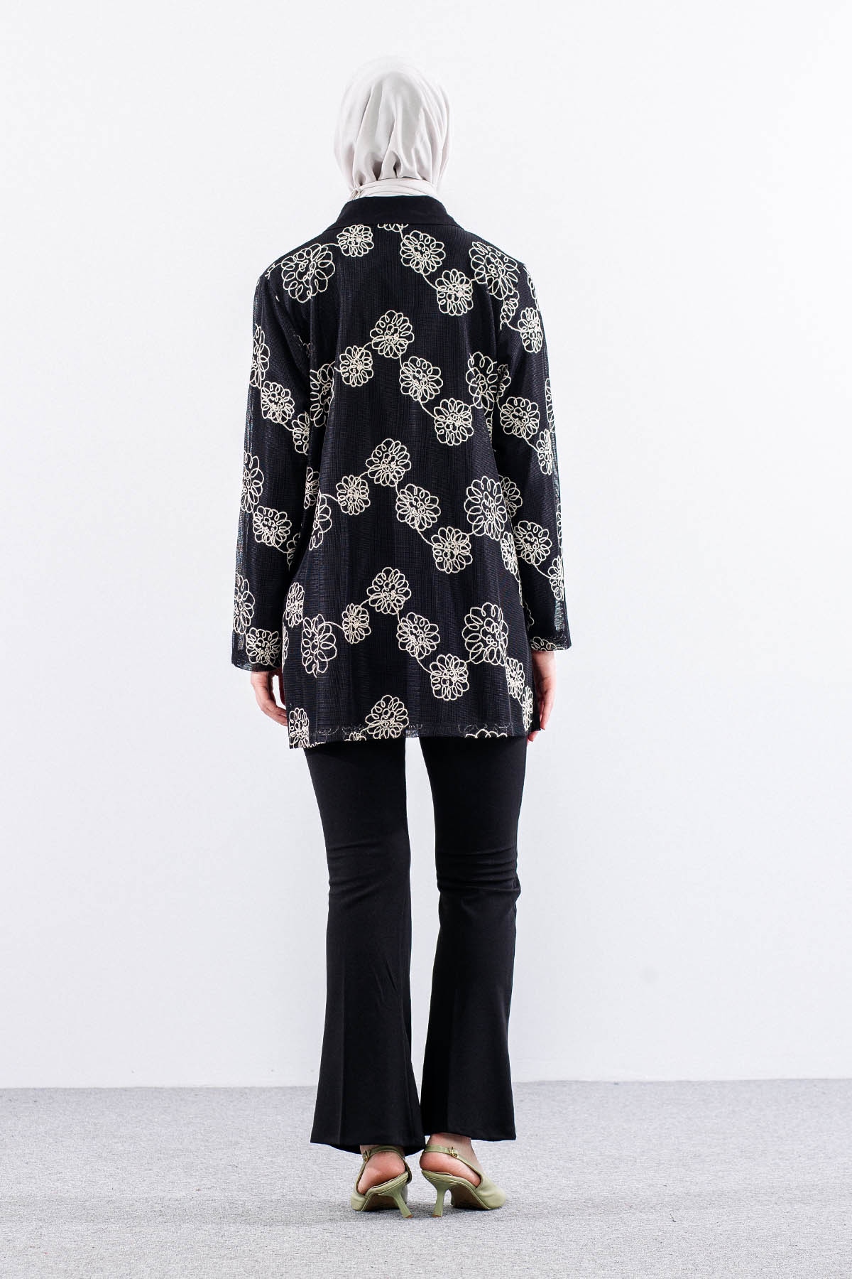 2678 2li Bayan Bluz Takim L-xl-2xl-3xl - Siyah - 5