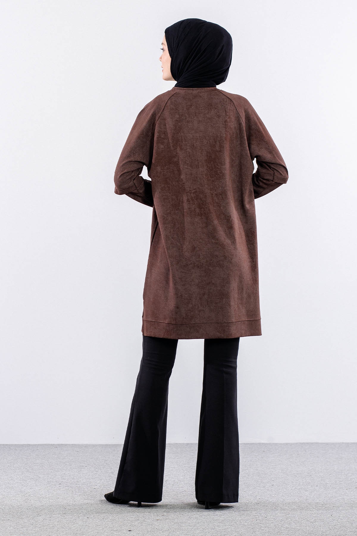 2760 Tuni̇k 44-50 - Kahve - 5