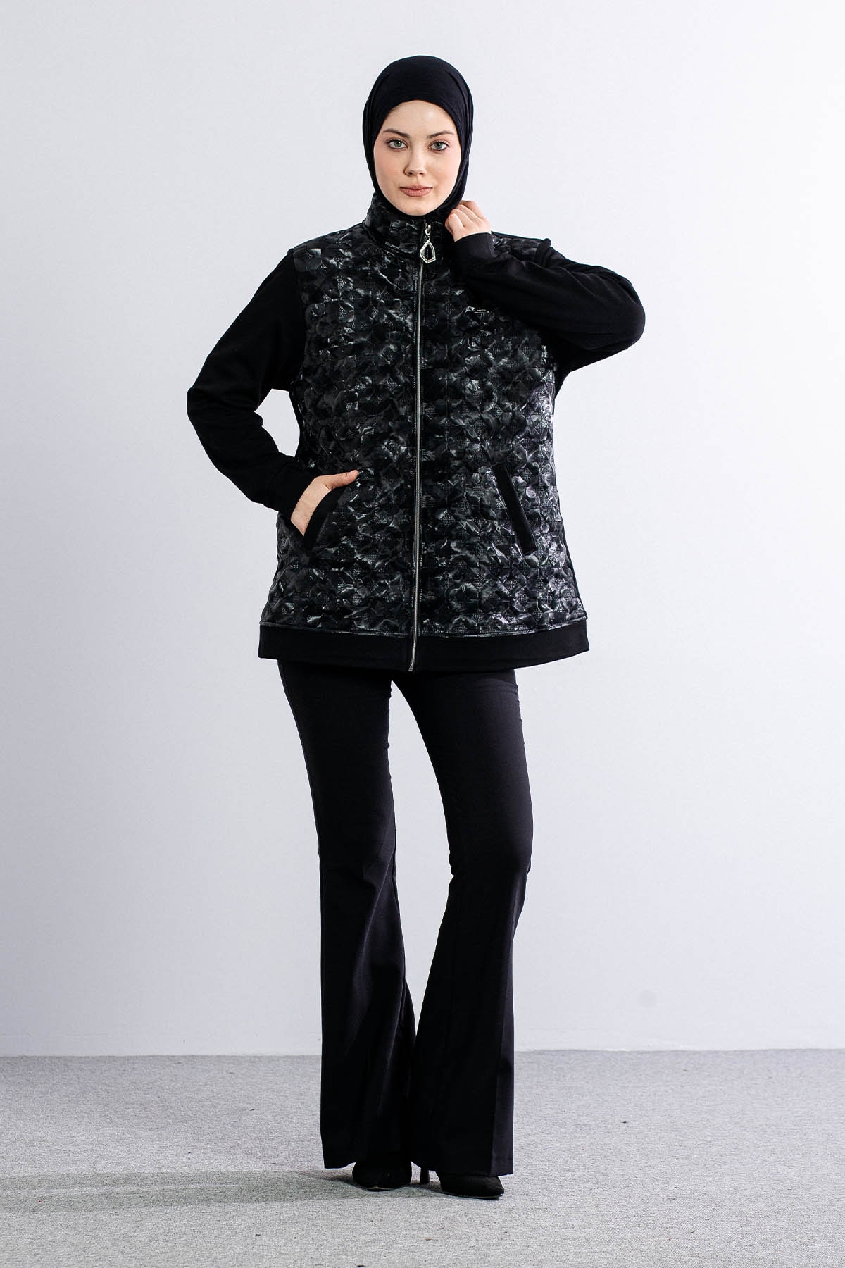 2761 Ceket 44-50 - Siyah - 2