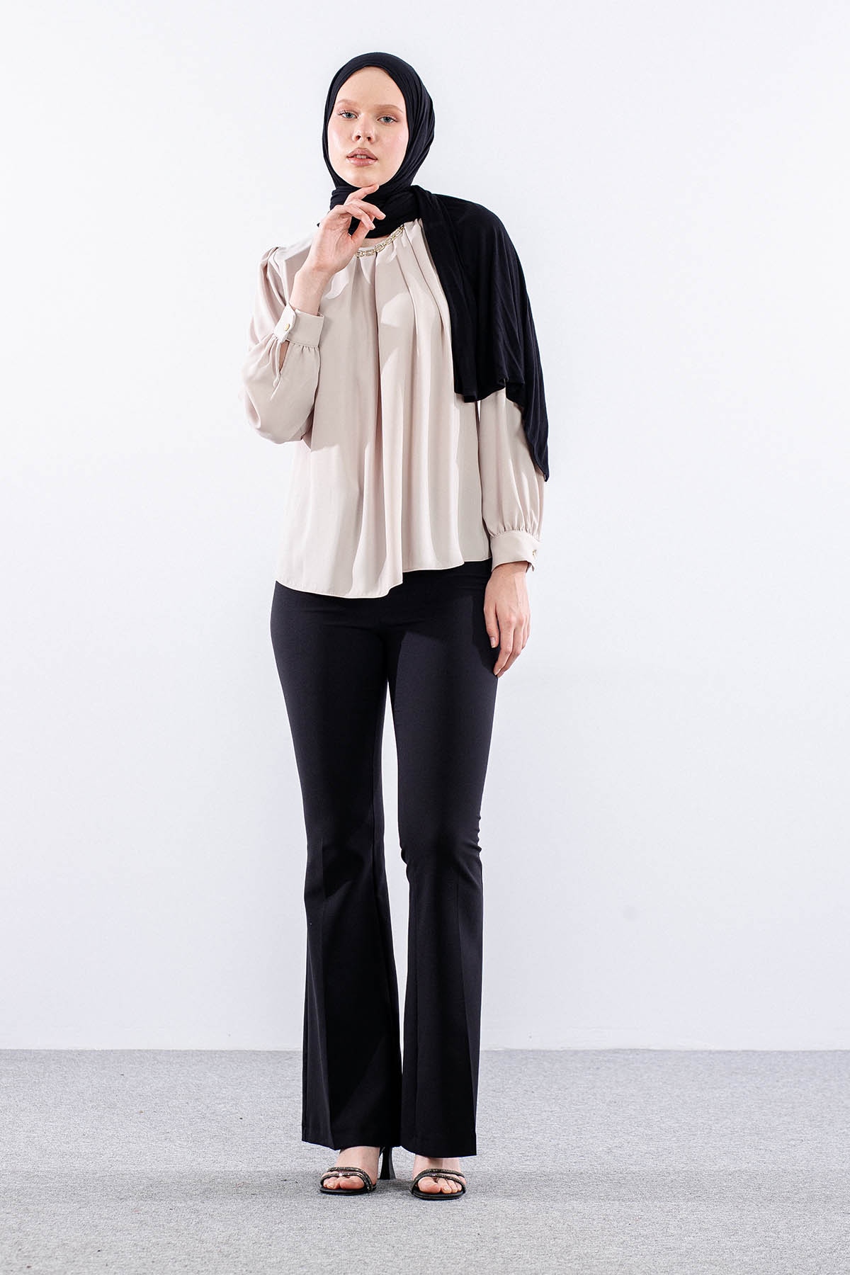 3073 Bluz 40-48 - Tas - - 1