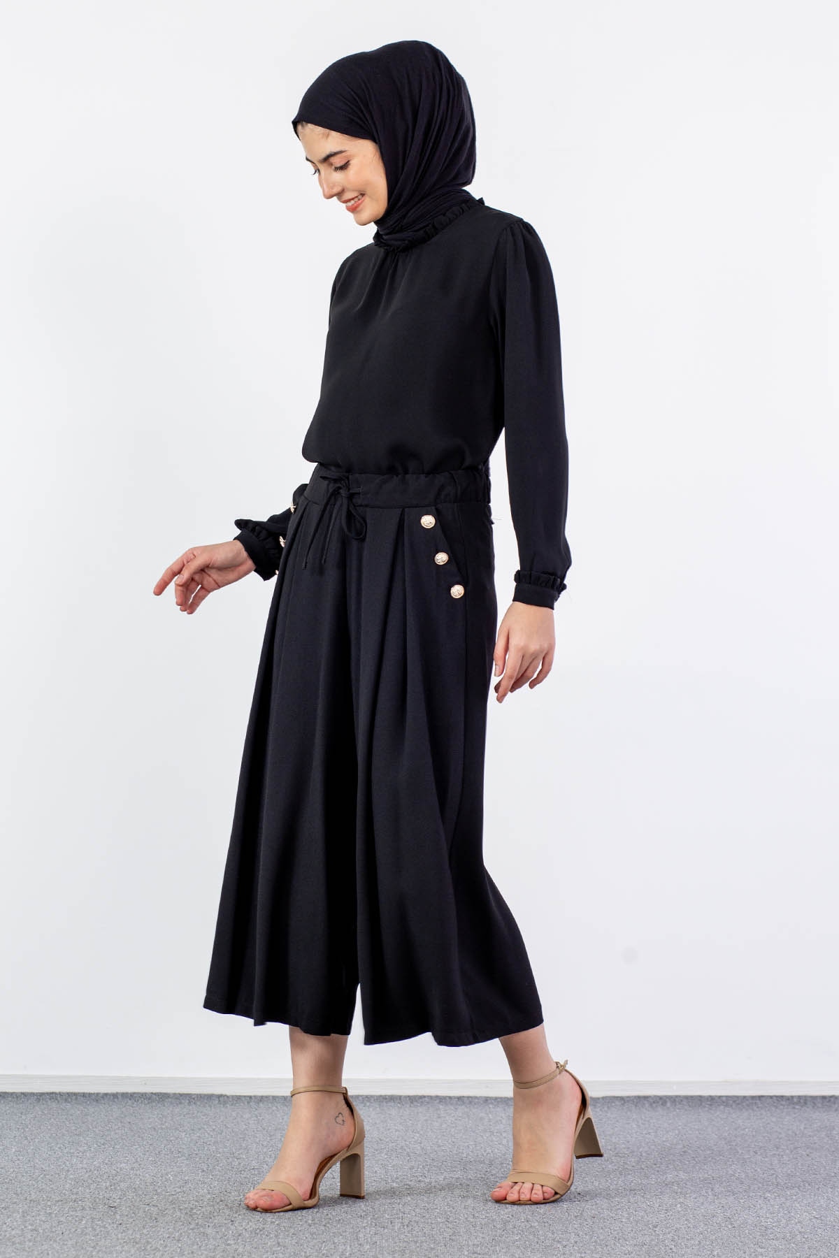 31010 Pantolon S-m-l - Siyah - 3