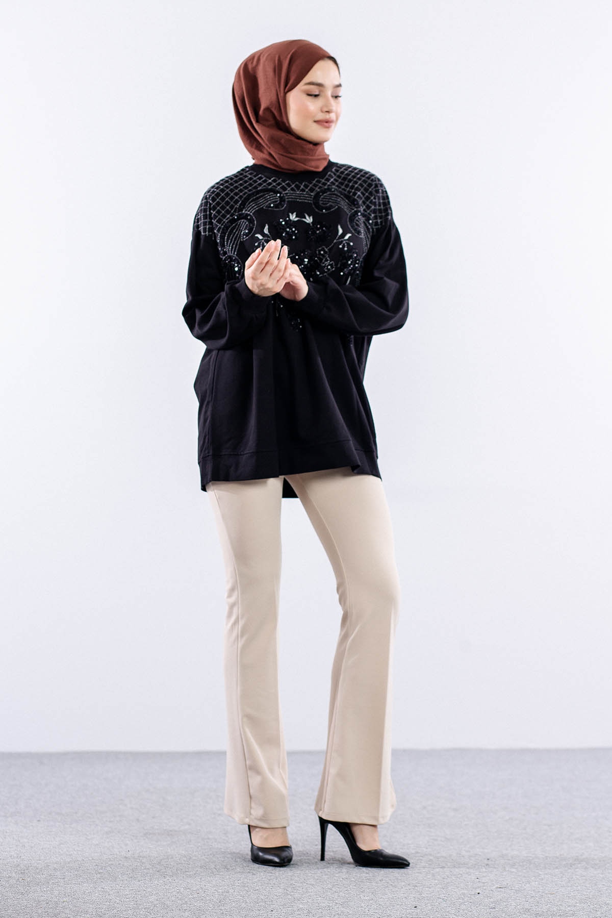 31342 Tunik Tek - Siyah - 1
