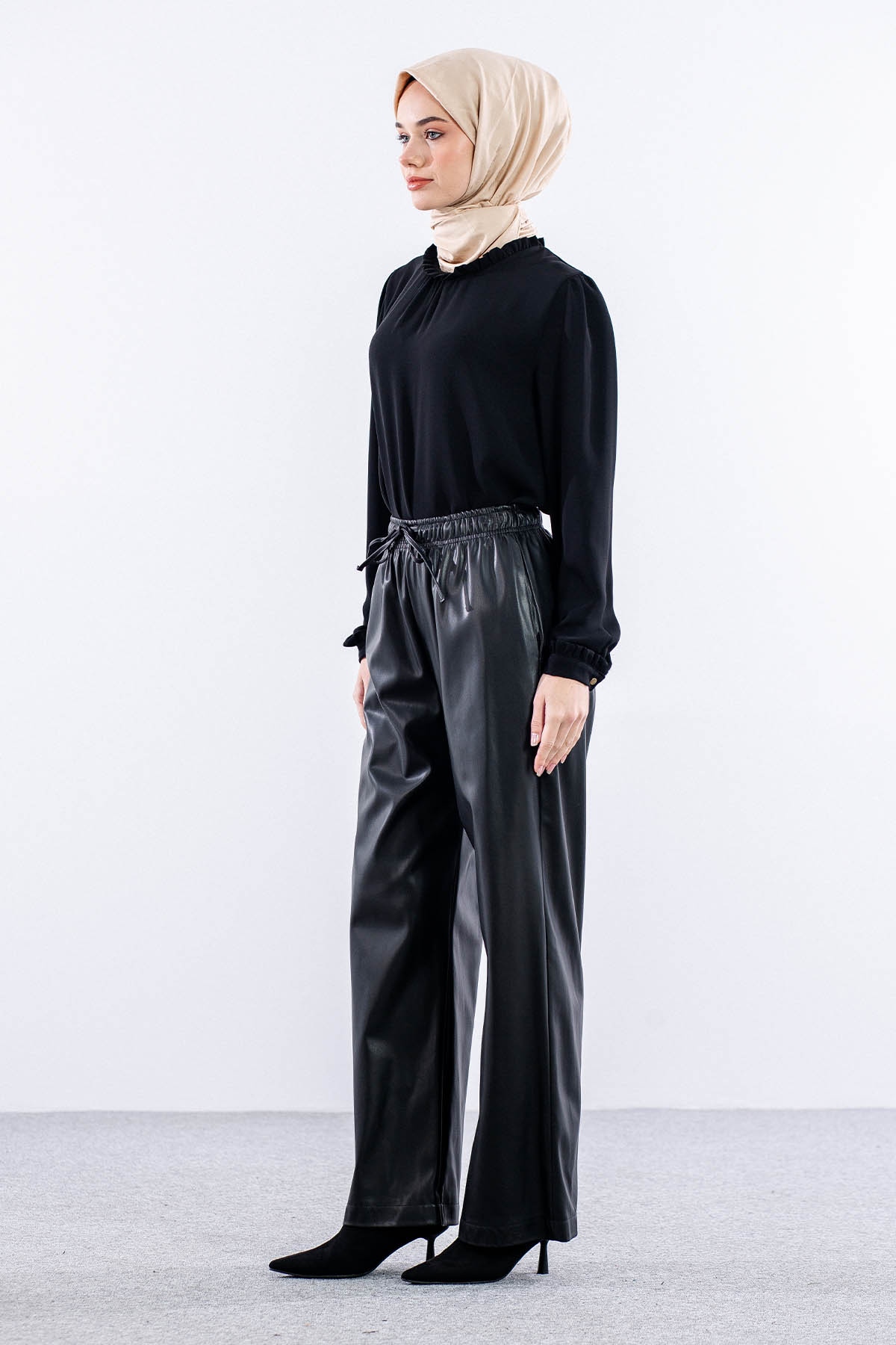 33323 Deri Pantolon S-m-l-xl - Siyah - 2