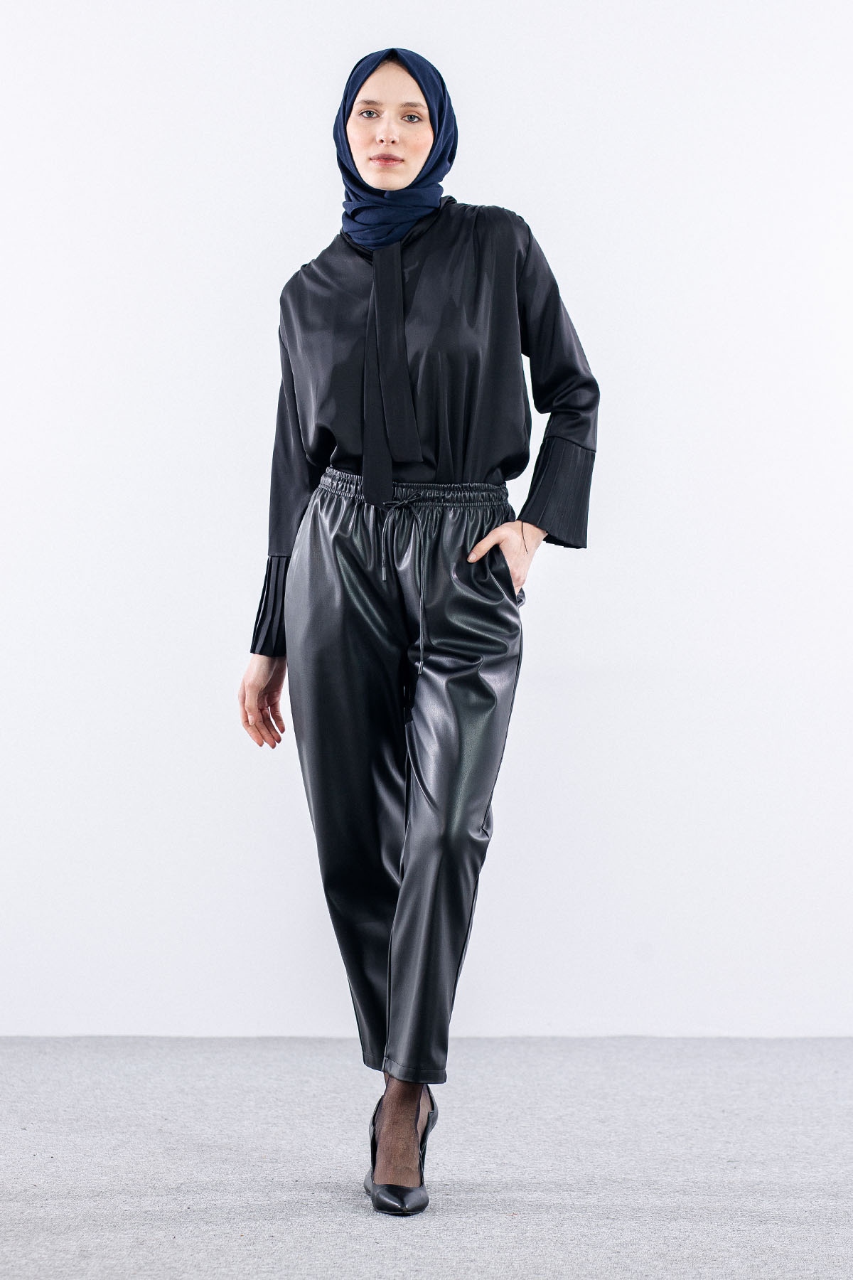 33403 Deri Pantolon S-m-l-xl - Siyah - 1