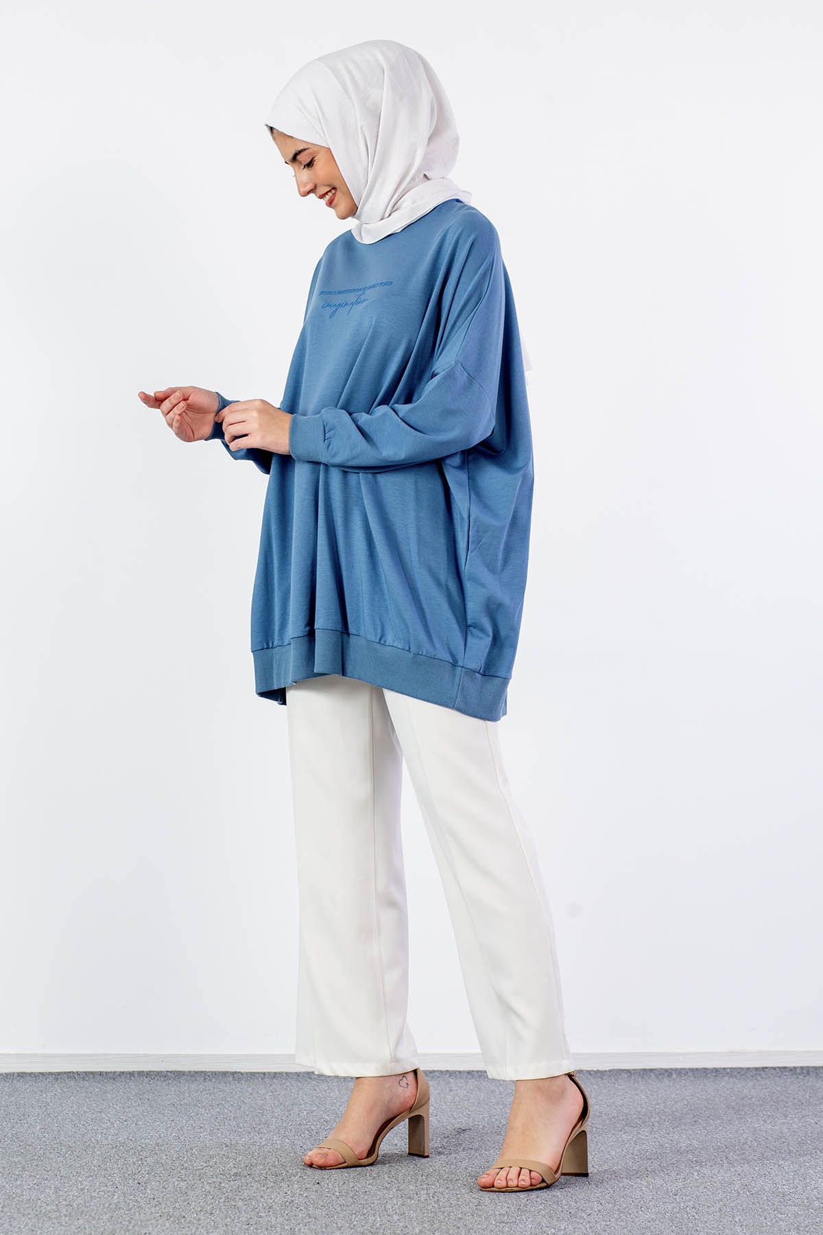33572 Tunik Tek - Element Mavi - 3