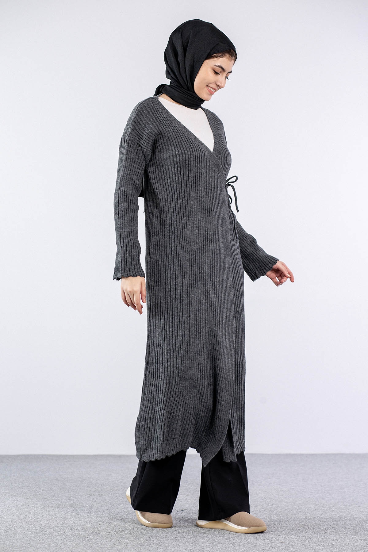 4280 Bağli Hirka Tek - Antrasit - 2
