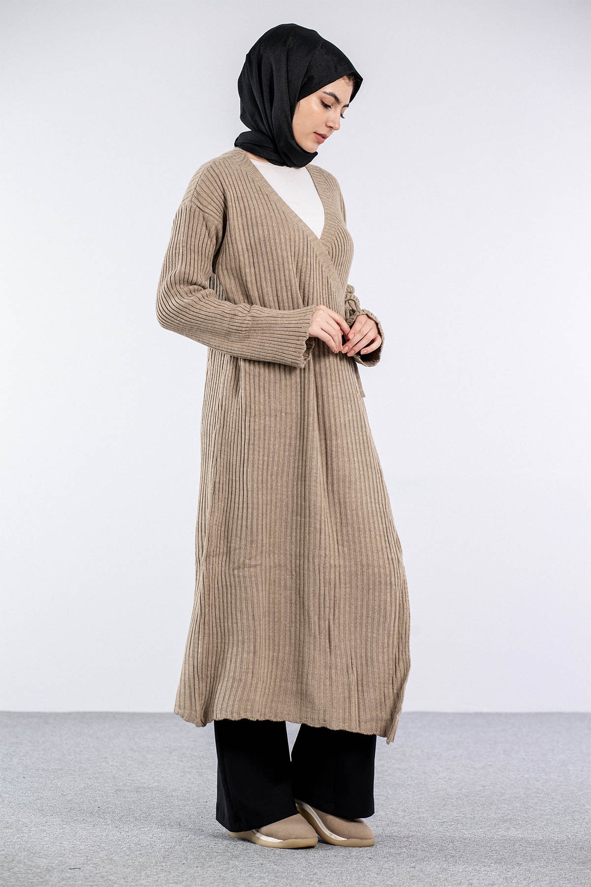 4280 Bağli Hirka Tek - Vizon - 2