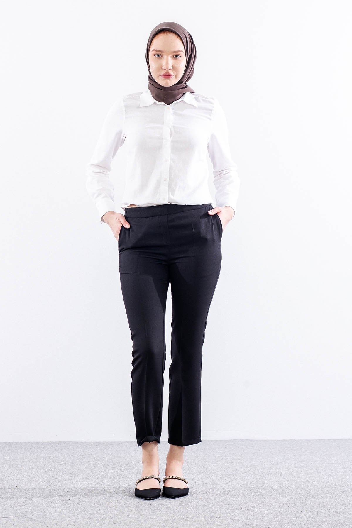 5018 Pantolon 40-50 - Siyah - 1