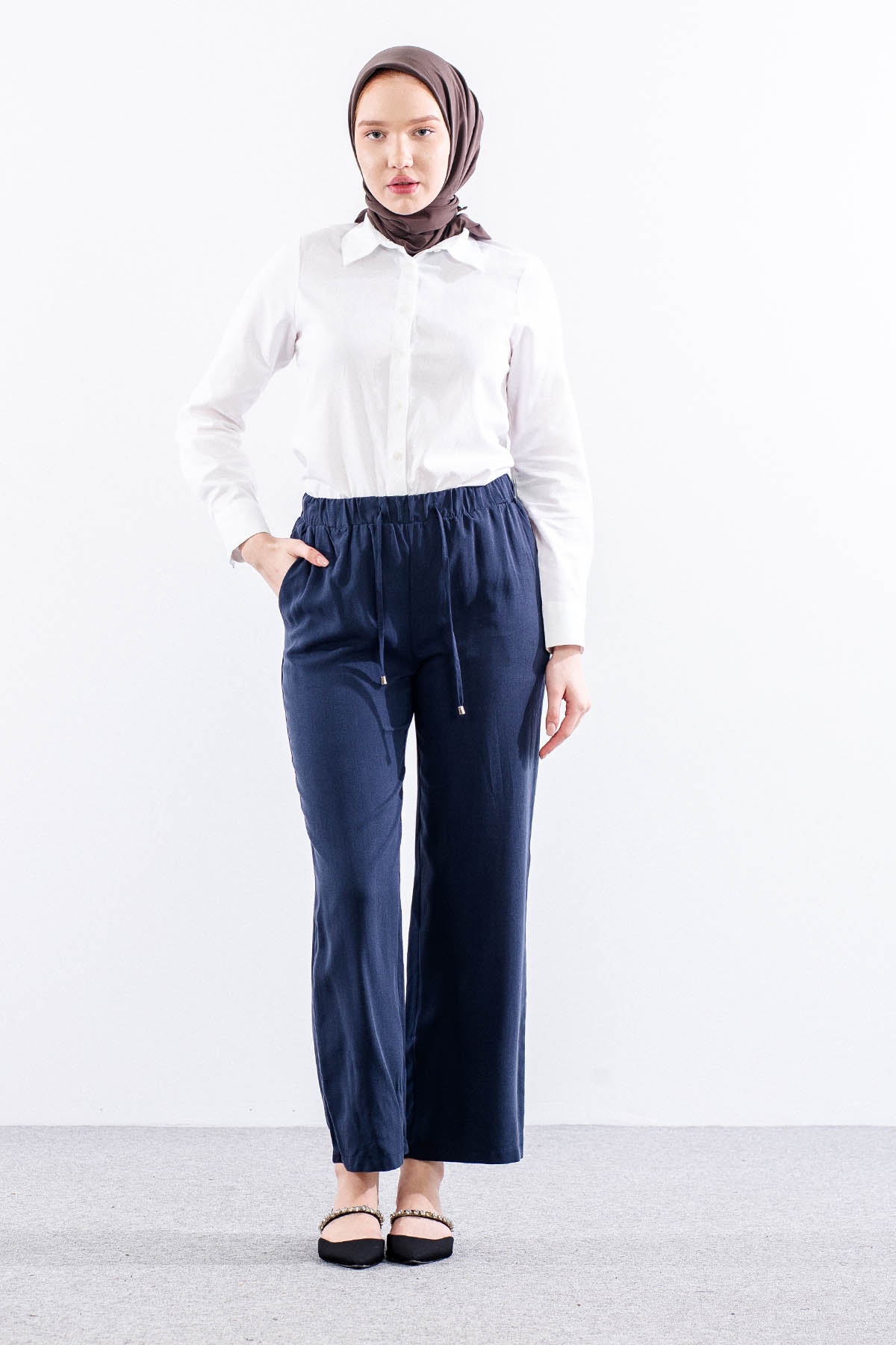 5025 Pantolon 40-50 - Lacivert - - 1