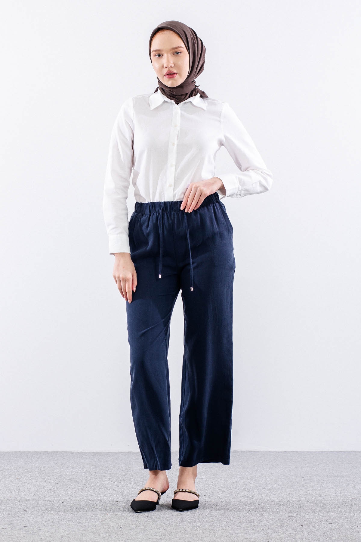 5025 Pantolon 40-50 - Lacivert - - 2