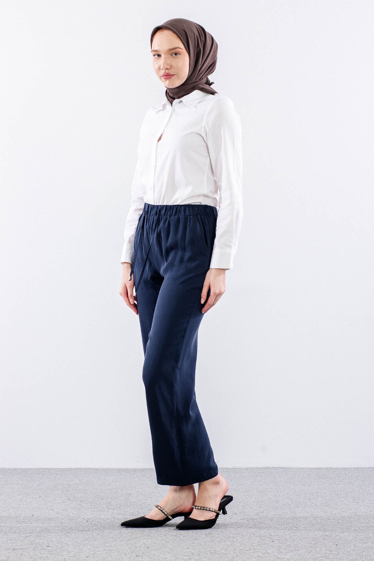 5025 Pantolon 40-50 - Lacivert - - 3