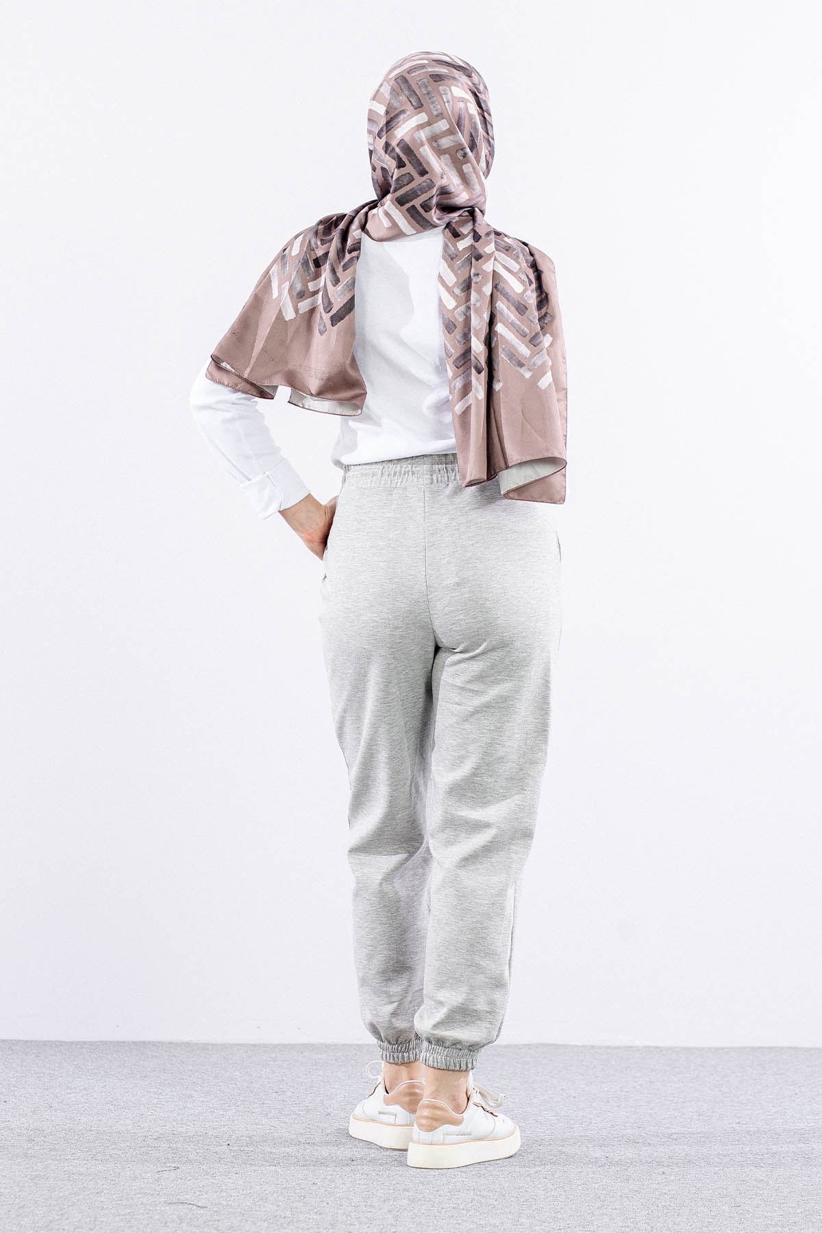 5631 Spor Pantolon 38-44 - Gri - 3