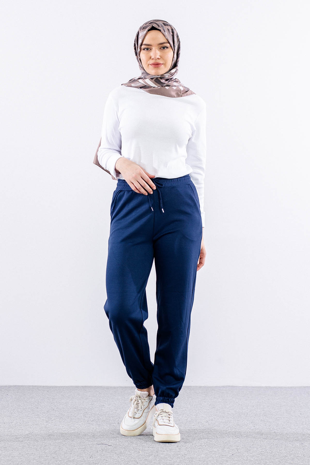 5631 Spor Pantolon 38-44 - Lacivert - 2