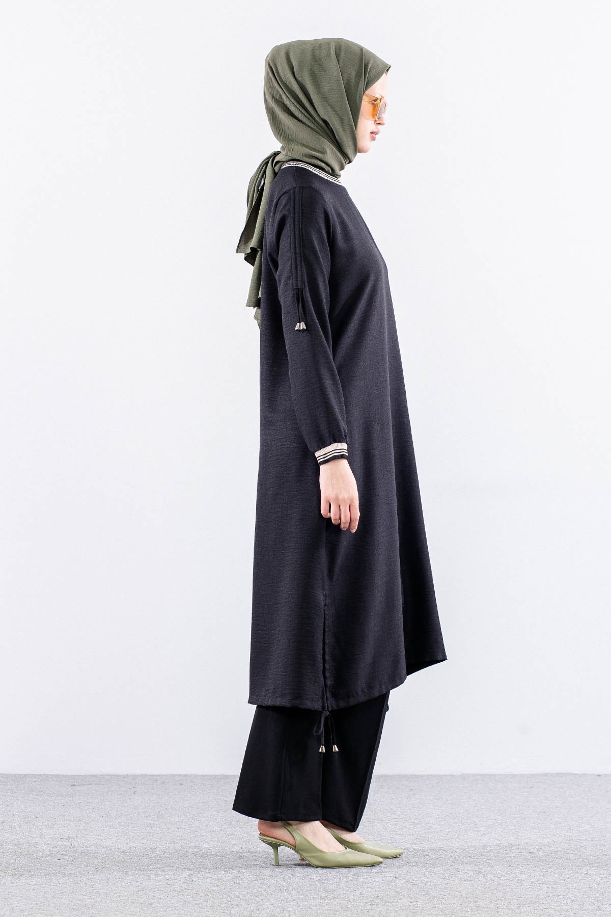 7016 Tunik 2-3-4-5 - Siyah - 3