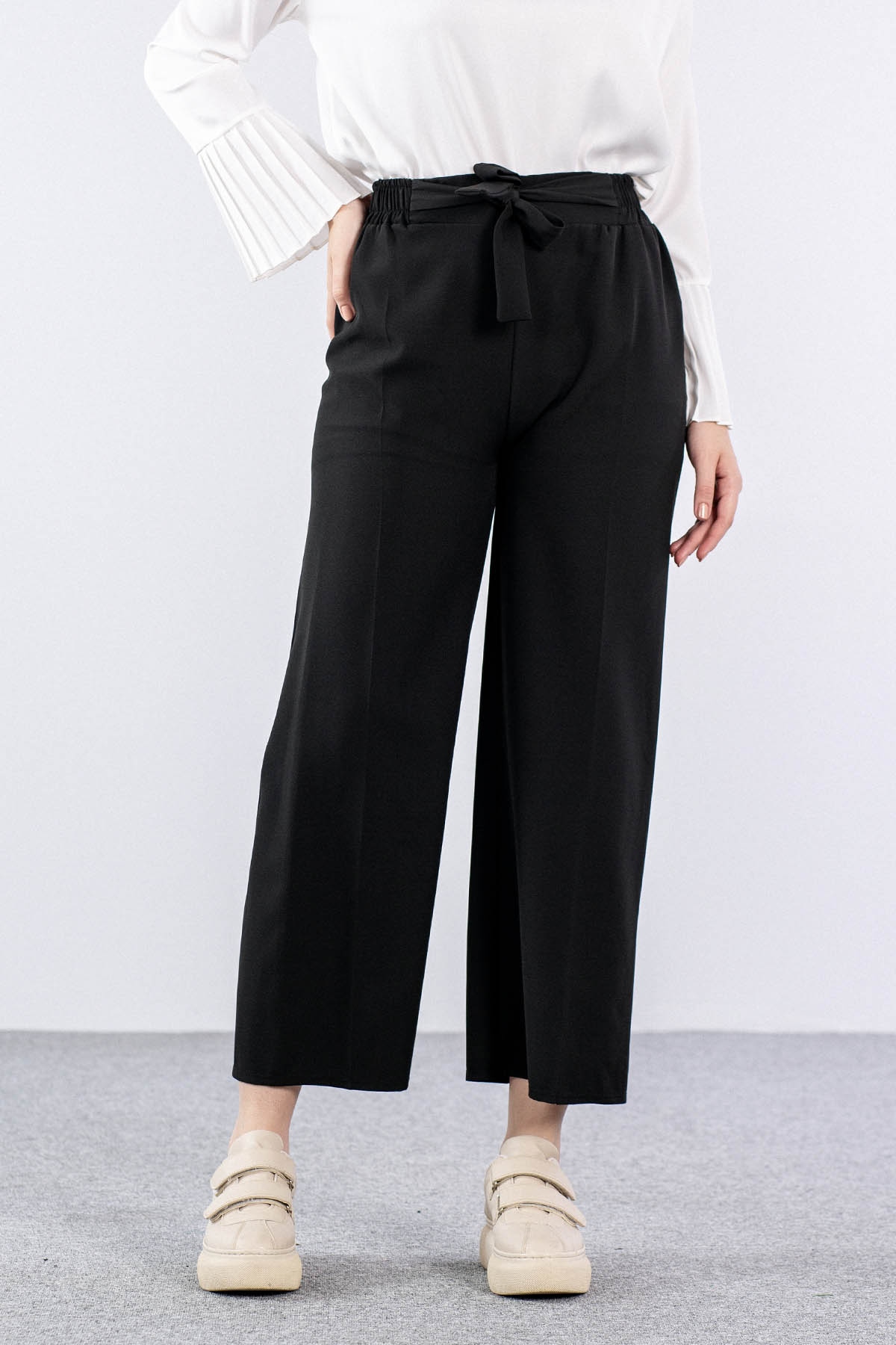8349 Pantolon 44-54 - Siyah - 1