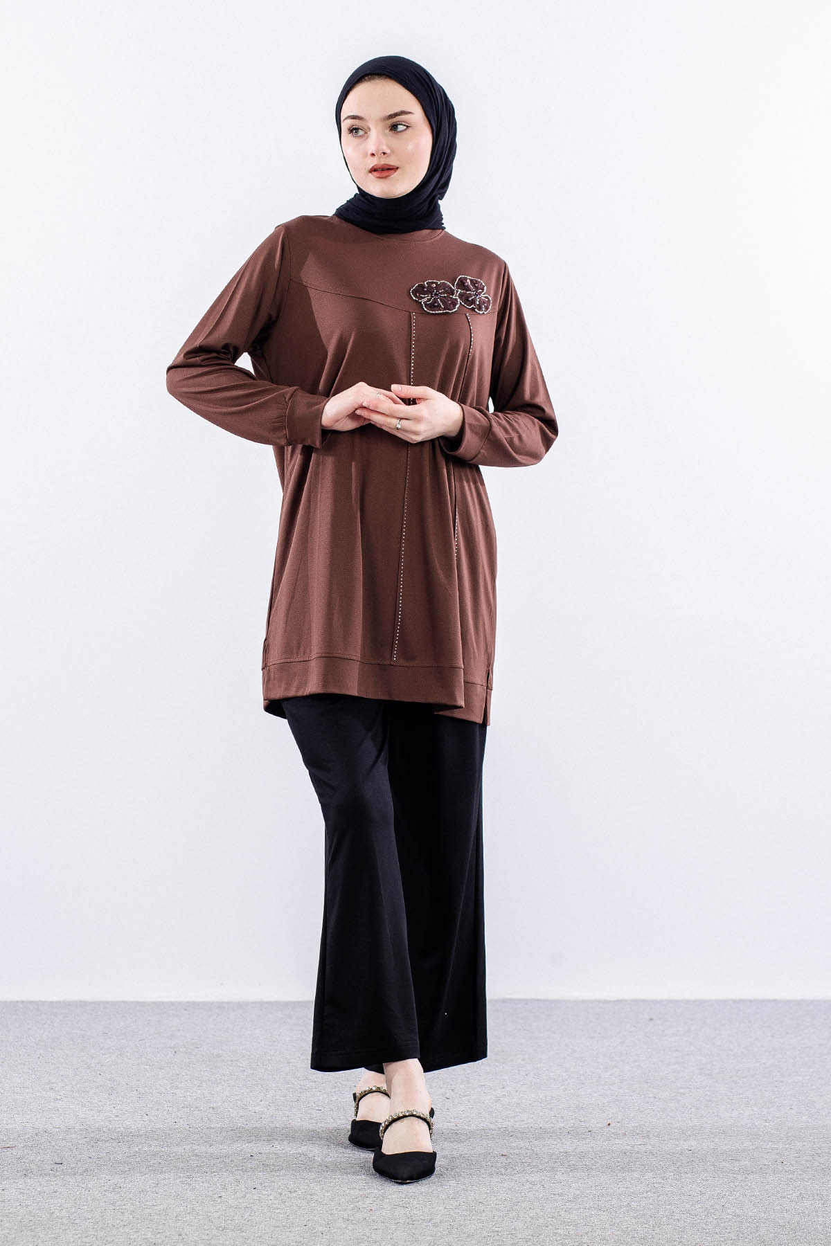 860-58 Tunik 40-46 - Kahve - 1