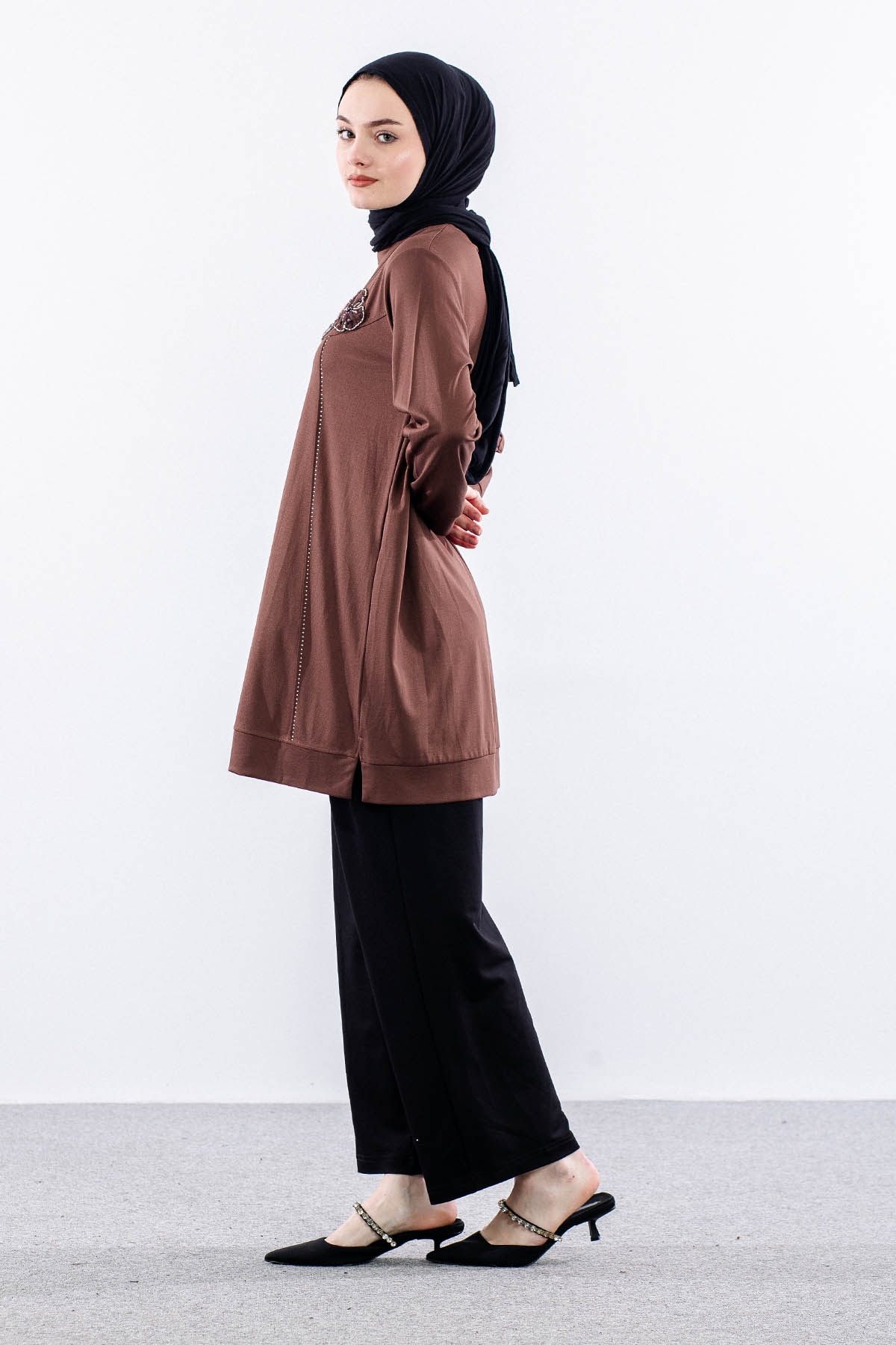 860-58 Tunik 40-46 - Kahve - 3