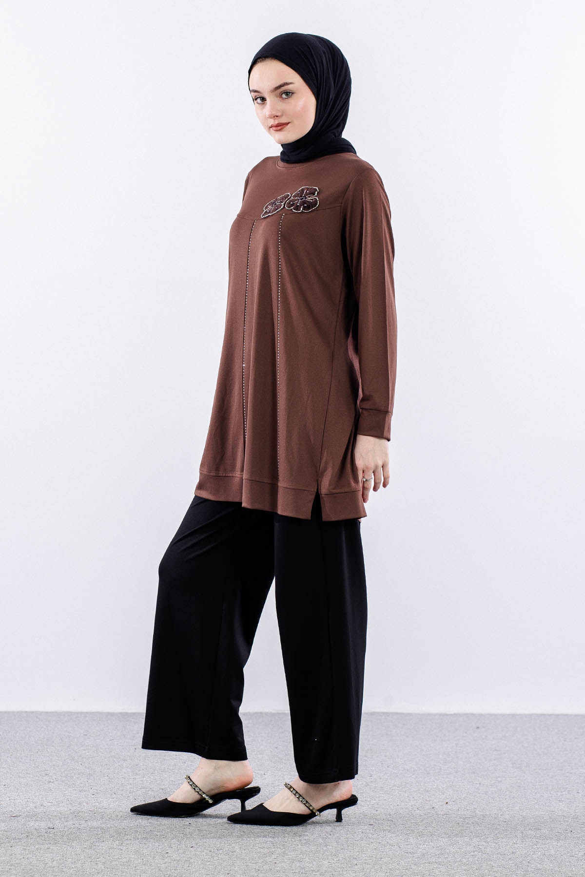 860-58 Tunik 40-46 - Kahve - 4