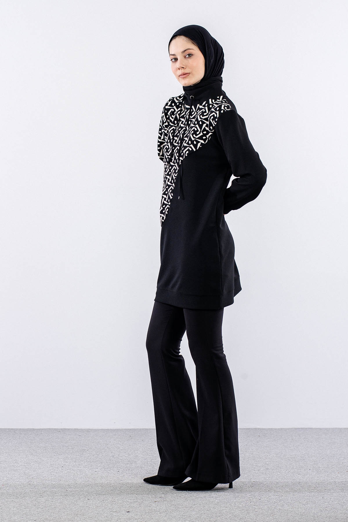 9617 Tunik 2-3-4-5 - Siyah_beyaz - 3