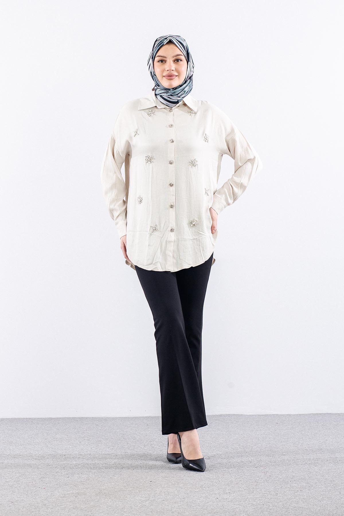 A4810 Tunik 1-1-2-2 Tasli - Tas - 2