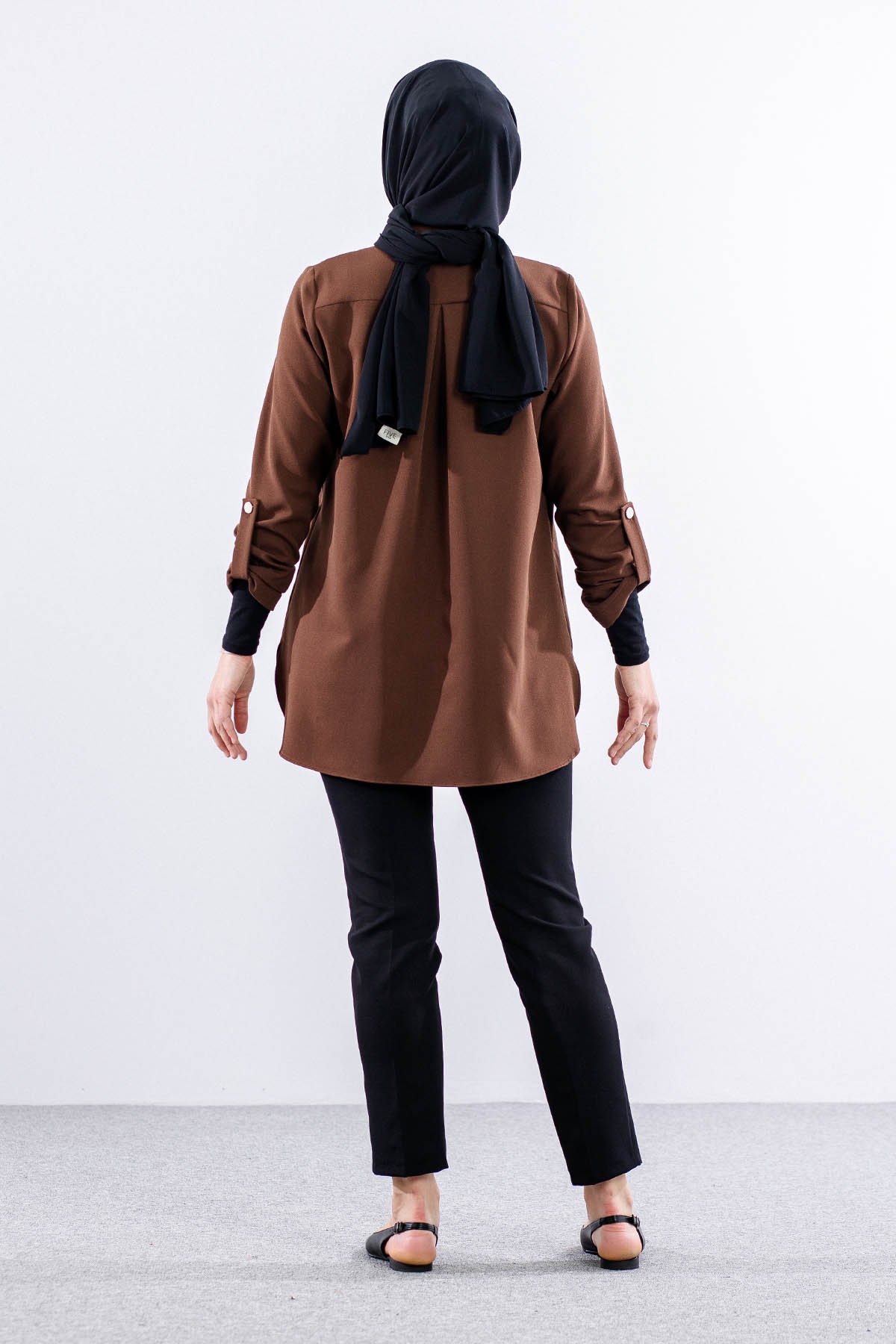 E-1465 Ceket 38-46 - Kahve - 5