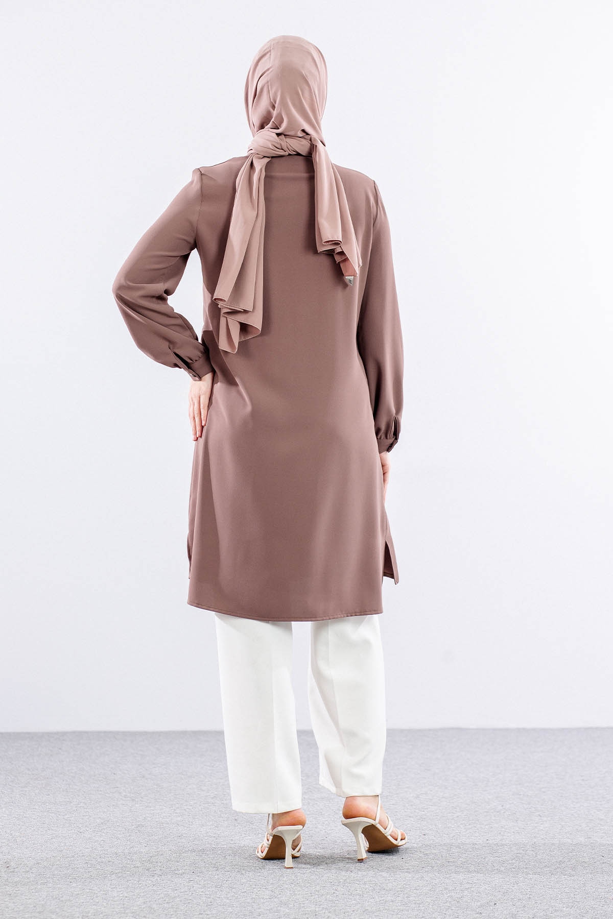 E-1521 Tunik 40-50 - Kahve - 5