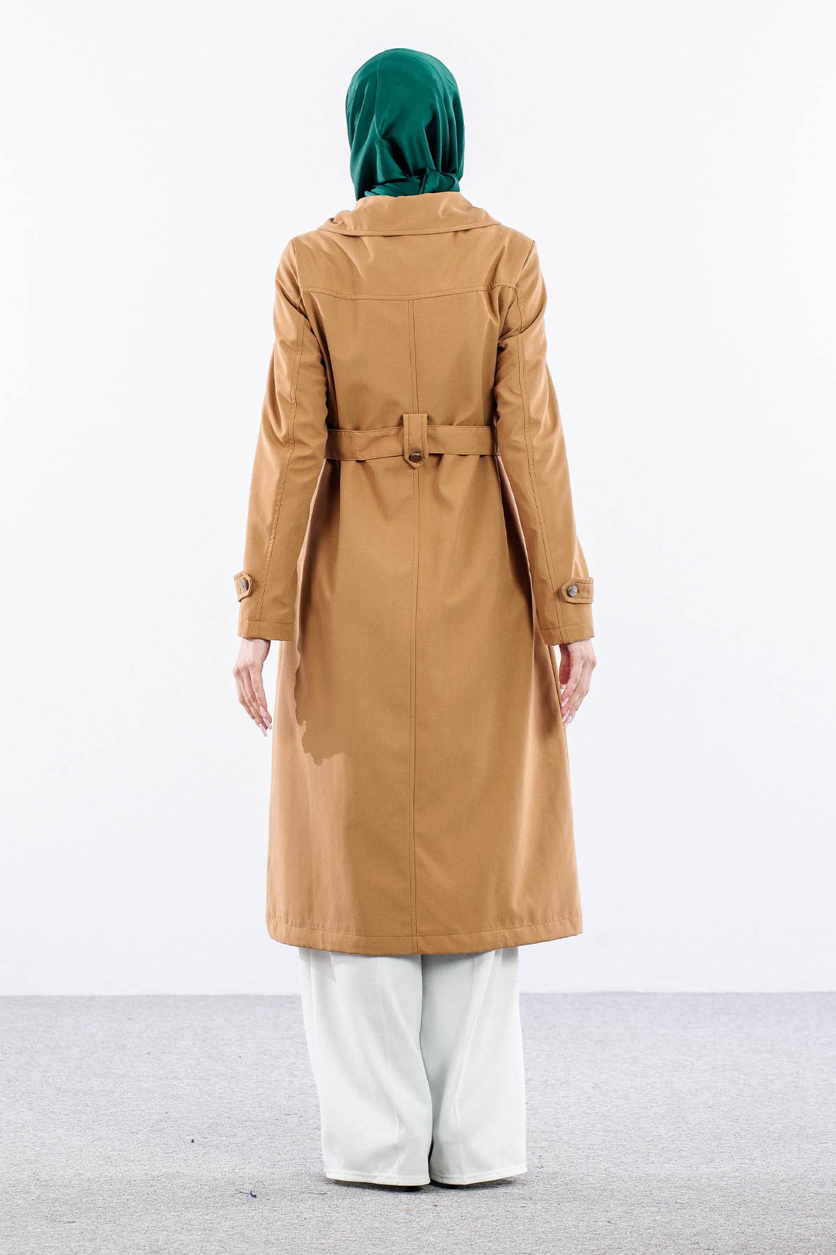 F1579 Parka Kaban 38-48 - Camel - 5