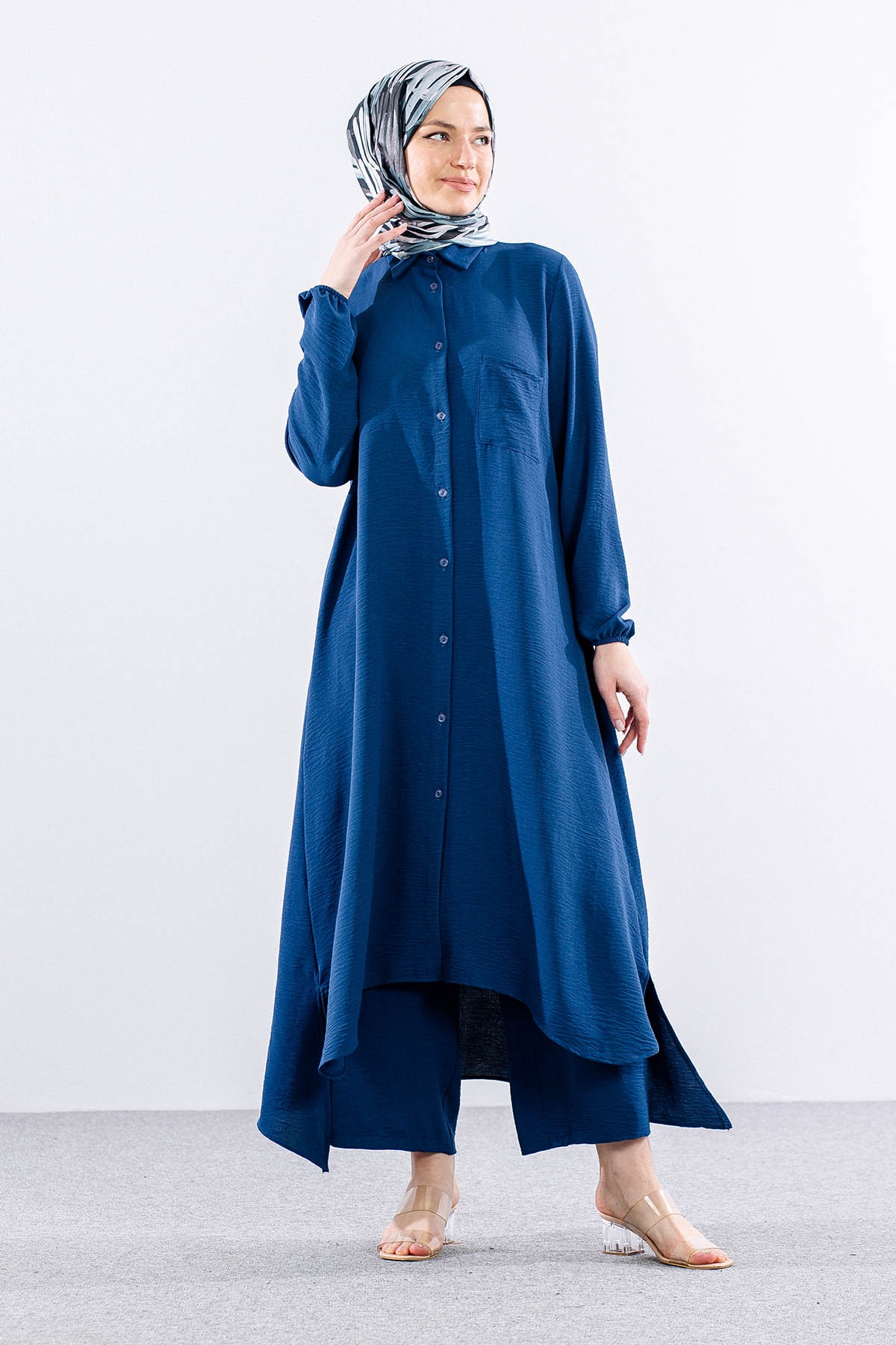 H3024 Takim 38-48 Ae - Indigo - 3