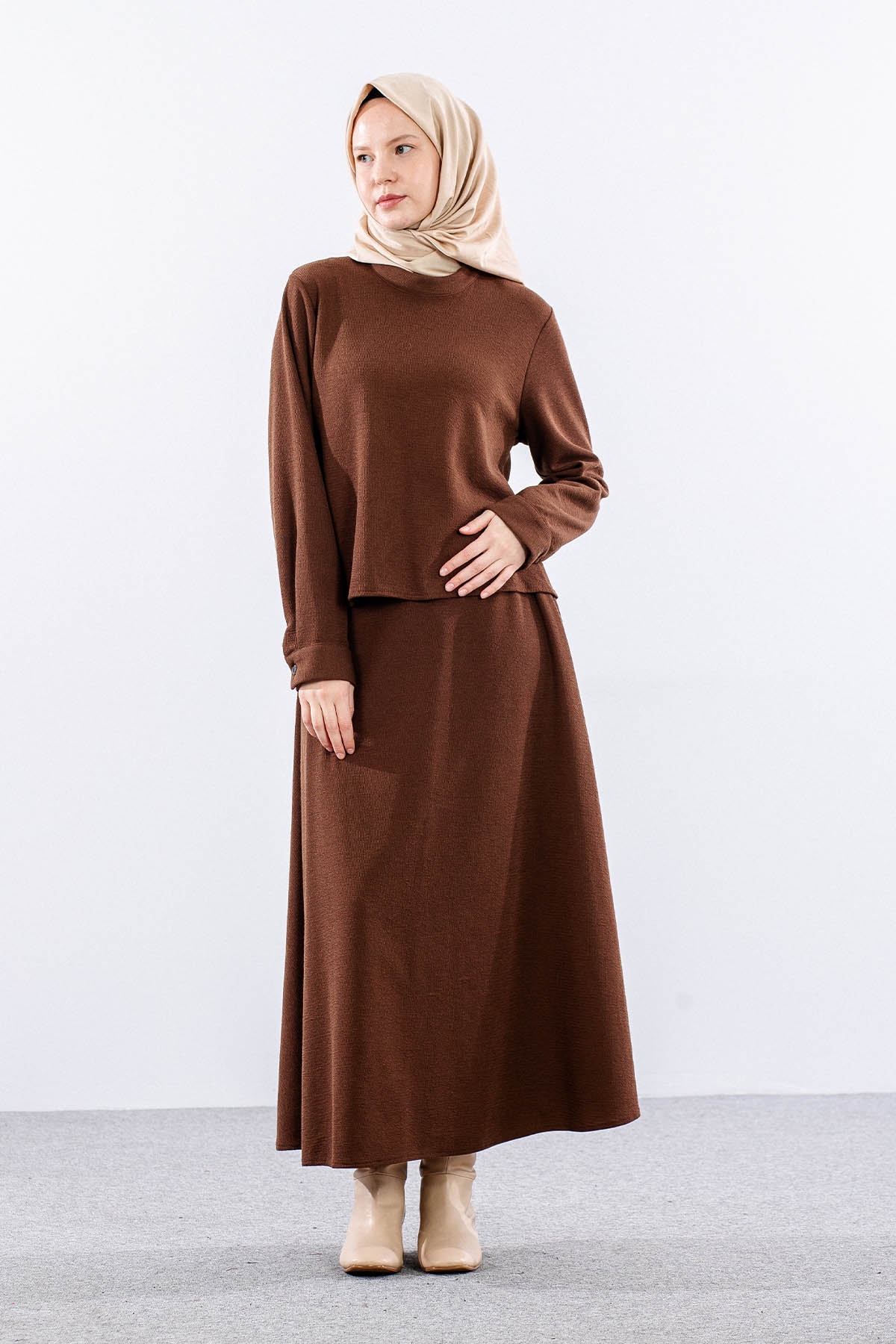 M7715 Takim 40-48 - Kahve - 4